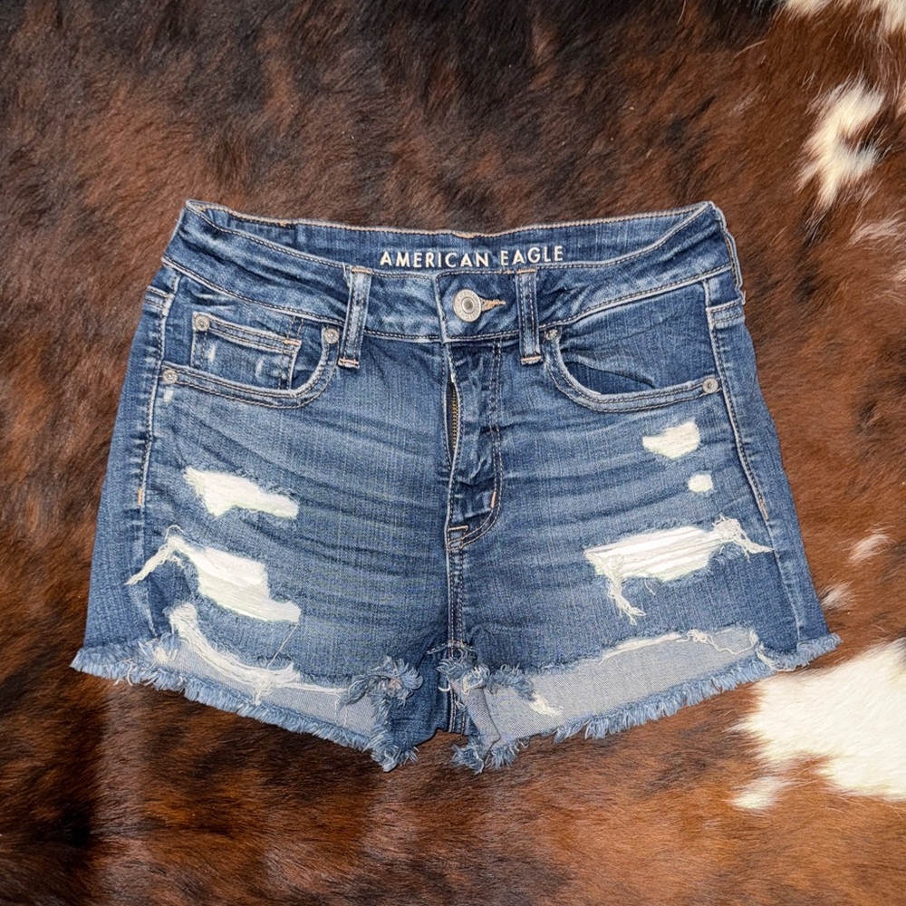 American Eagle Next Level Stretch Jean Shorts - 4